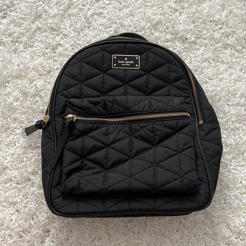 Kate Spade Quilted Nylon Backpack